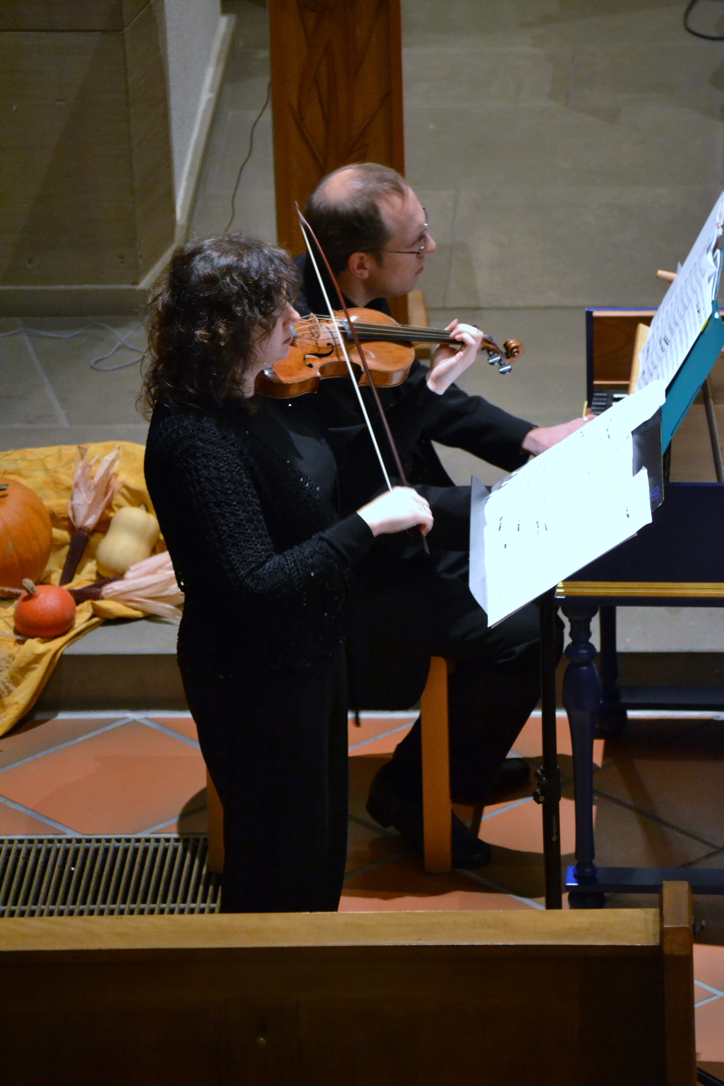 Claire Fahy - Violine, Ralf Blasi - Orgel